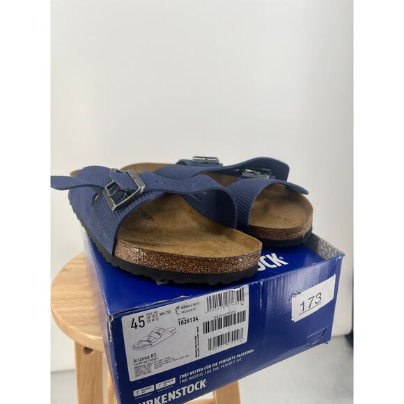 Birkenstock Arizona BS Men’s 12 EU 45 Corduroy Indigo Regular fit - Picture 1 of 5
